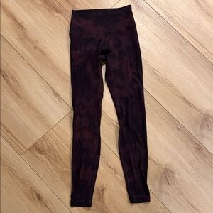 lululemon athletica Maroon Leggings